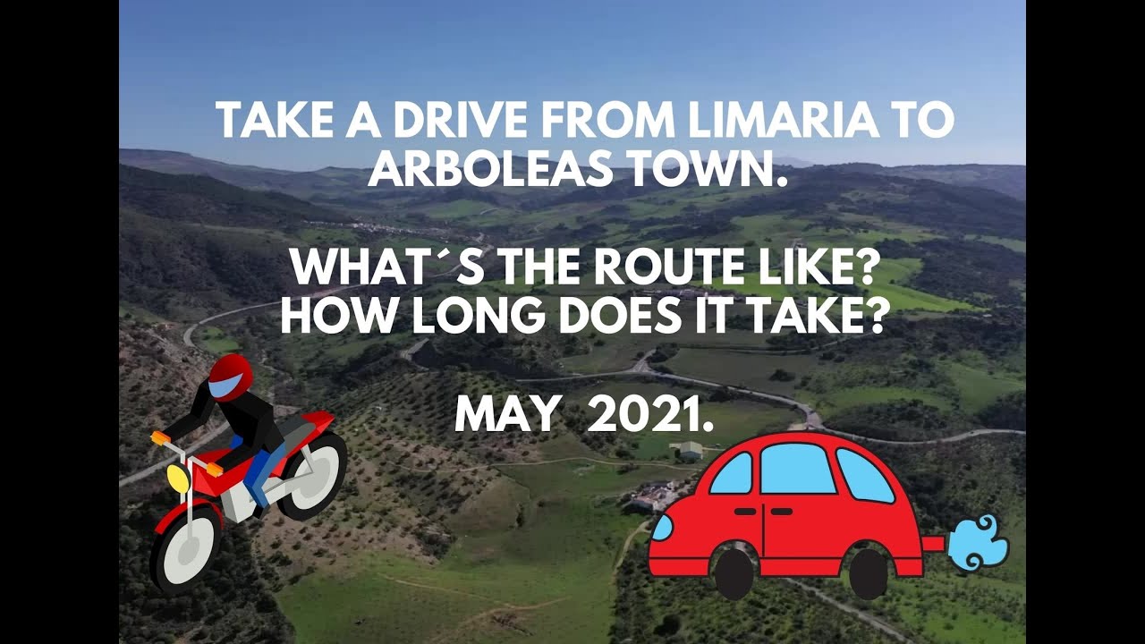 A drive down from the Limaria community to Arboleas town.
