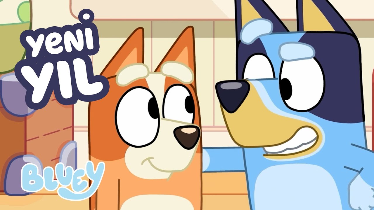 Yeni Yıl Daha Çok Bluey! 🎇💙 | Sonsuz Eğlence | Bluey Türkçe Resmi Kanal