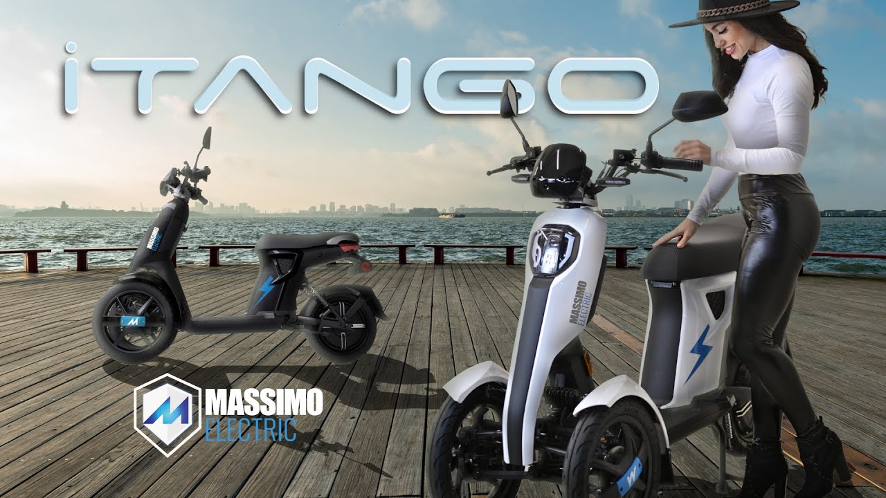 Massimo Electric iTango e-Scooter | 48V 1500W Motor Leaning Suspension