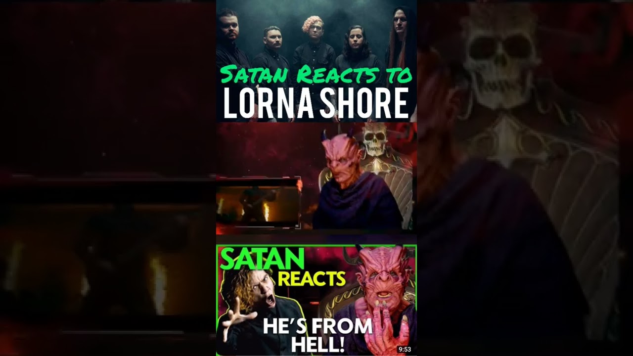 Lorna Shore - Into The Hellfire Reaction #shorts #lornashore Satan Reacts