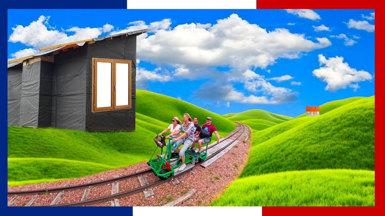 Gezelligheid op de Velorail en het eerste raam in het Tiny house