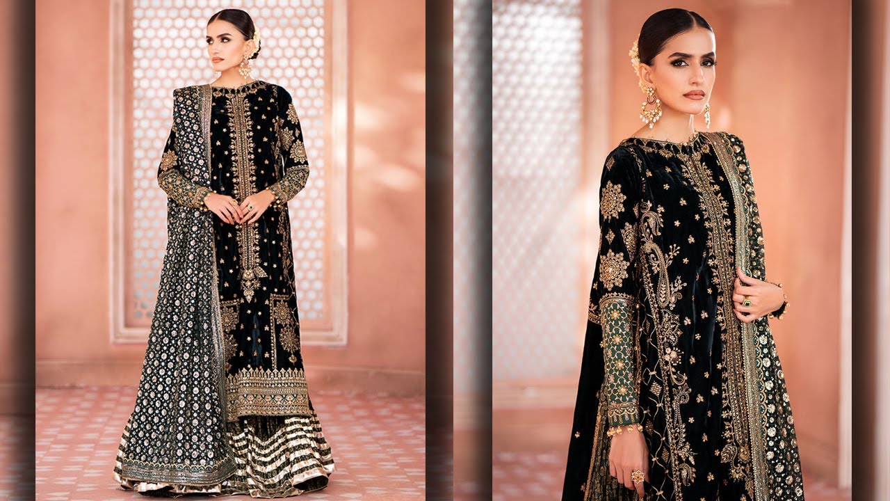 Aik Atelier New Zardozi Velvet Collection 2024 | Code 05