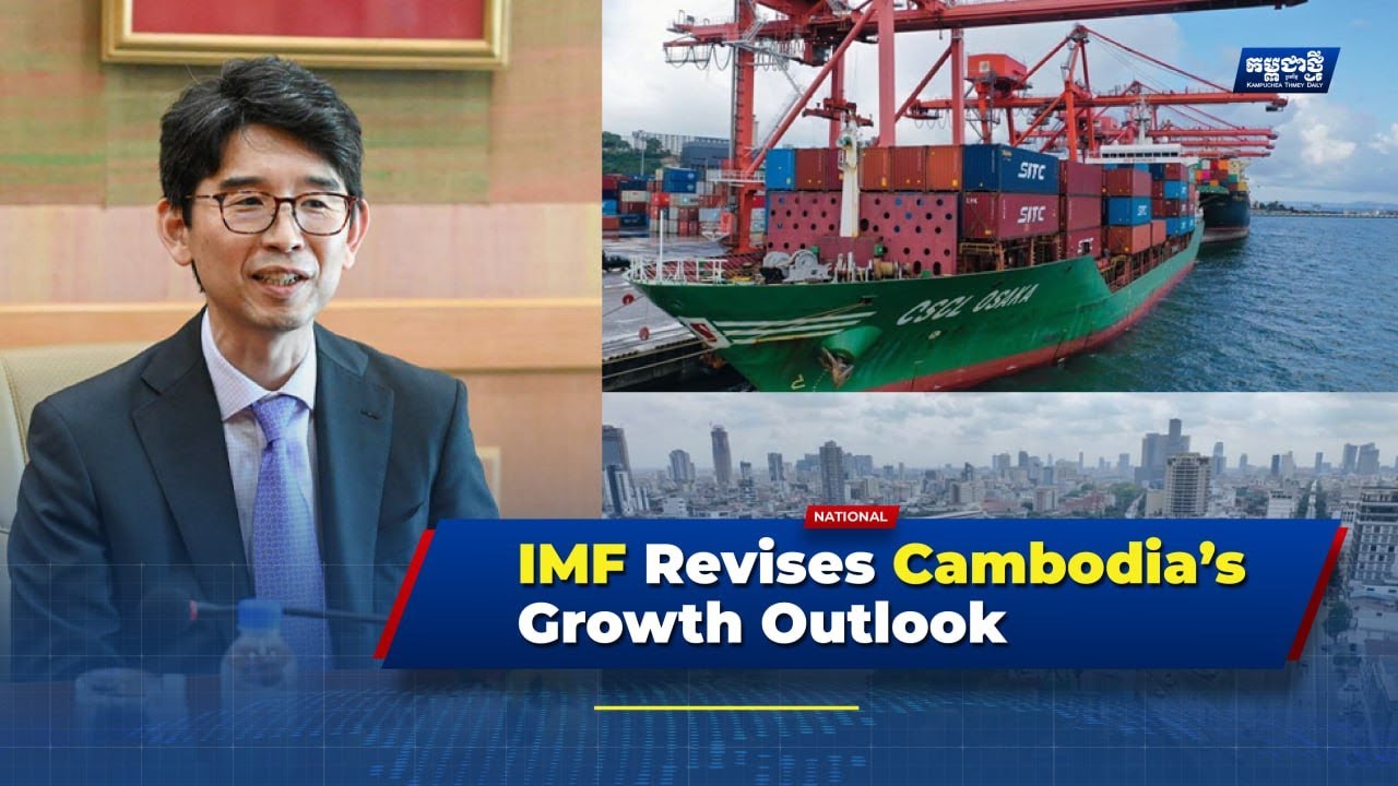 The IMF projects Cambodia&rsquo;s economic growth to moderate to 4.8 percent in 2025