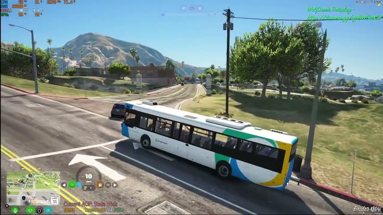 Stagecoach San Andreas | Route Learning | Route: 11 |  Los Santos - Humane Labs