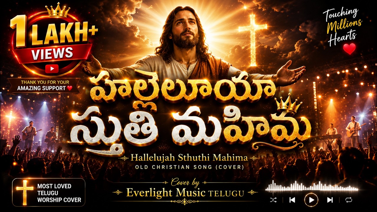 హల్లెలూయా స్తుతి మహిమ || Hallelujah Sthuthi Mahima || Old Christian Song ( Cover ) Everlight Music
