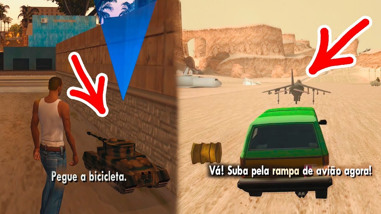 O que acontece se TROCAR OS CARROS das missões do GTA SA