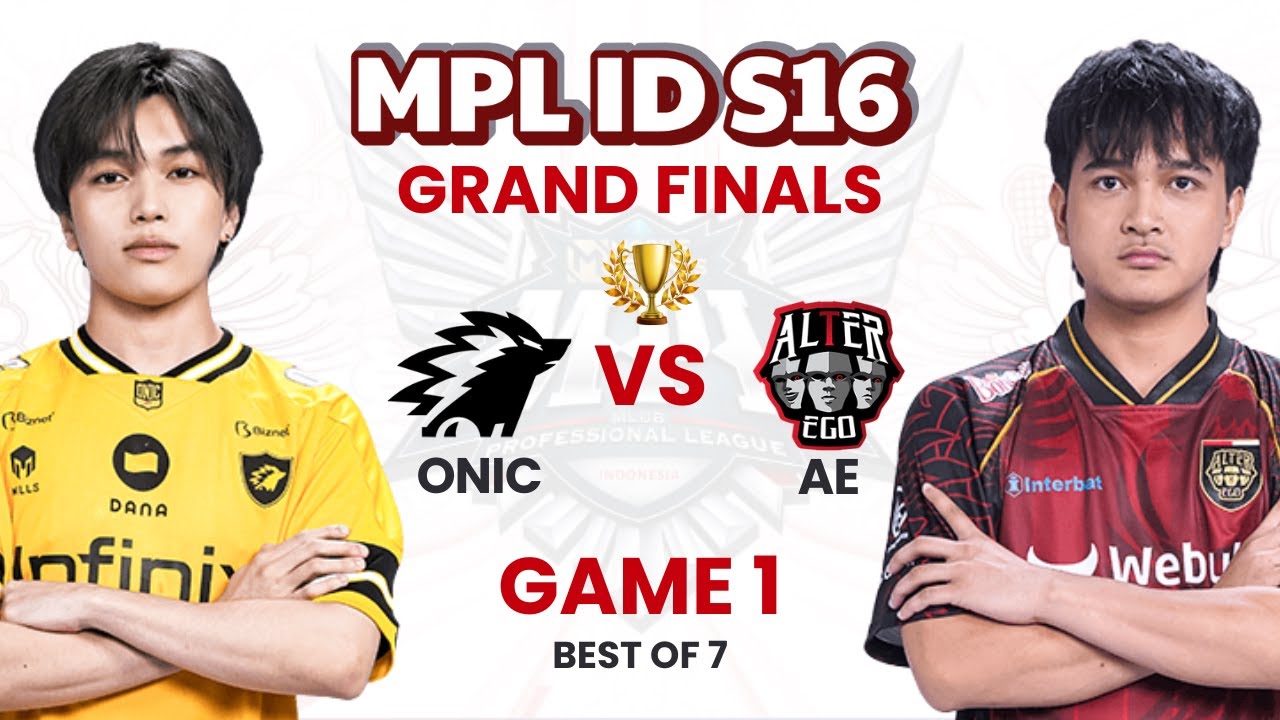 ONIC против Alter Ego Esports, игра 1 | Гранд-финал | MPL ID, сезон 16