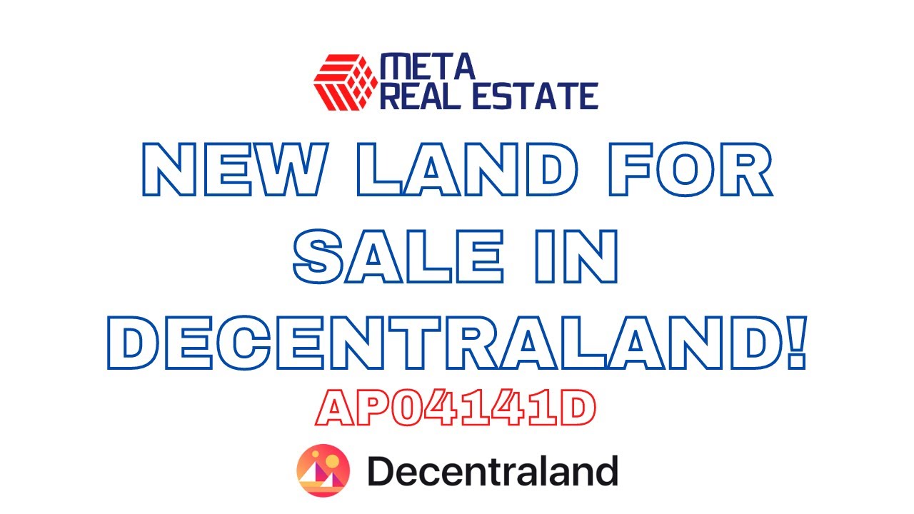 New Land For Sale In The Metaverse - Meta Real Estate (AP04141D)