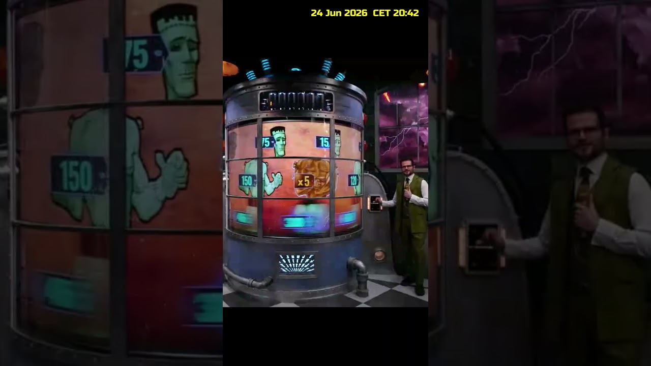 FRANKENSTEIN'S MONSTER PAYS BIG ON LIGHTNING STORM 🧟 #lightningstorm #bigwin #slots