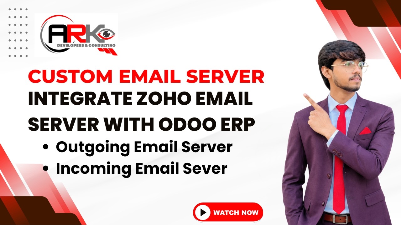 Zoho Mail + Odoo: SMTP/IMAP Setup & App Password (Step-by-Step)