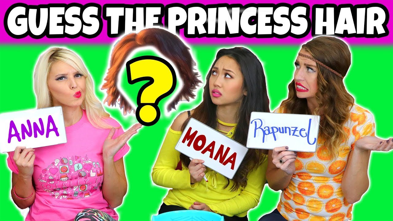 Guess the Disney Princess by the Hair. Can you Guess the Disney Character? Totally TV.