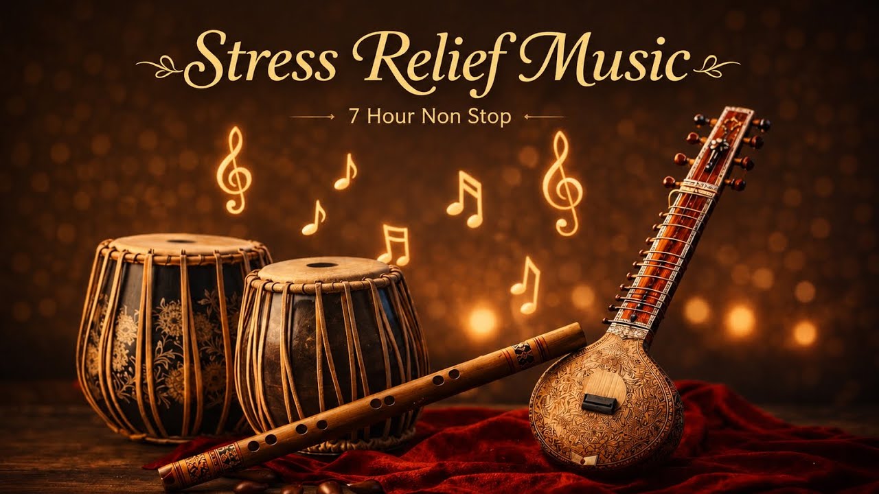 Sleep & Relaxation Music || Classical Peaceful Music || Sitar & Flute #sleepmusic #live