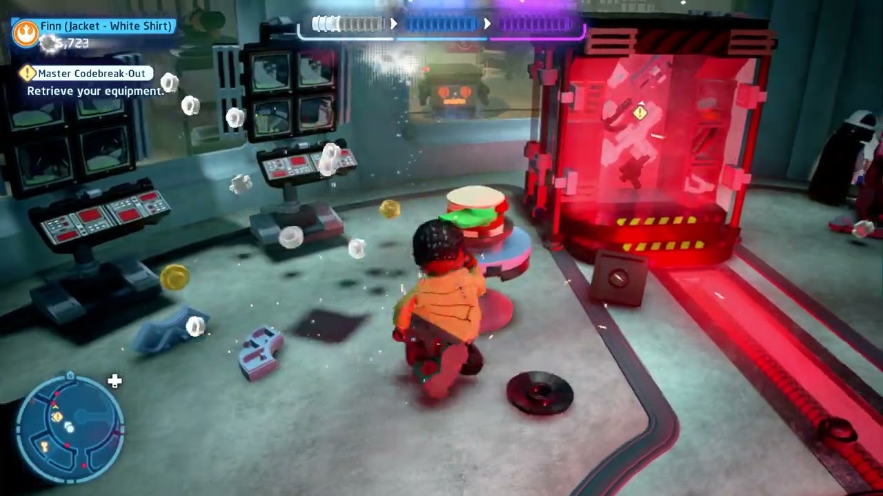 Master Codebreaker Out Retrieve Your Equipment Lego Star Wars Skywalker Saga Walkthrough Trampline P