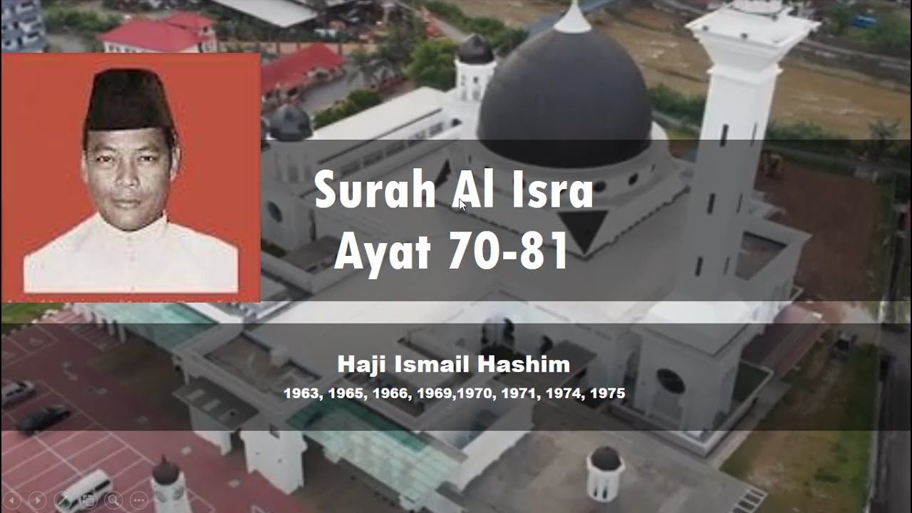 Surah Al Isra 70-81 - Hj Ismail Hashim