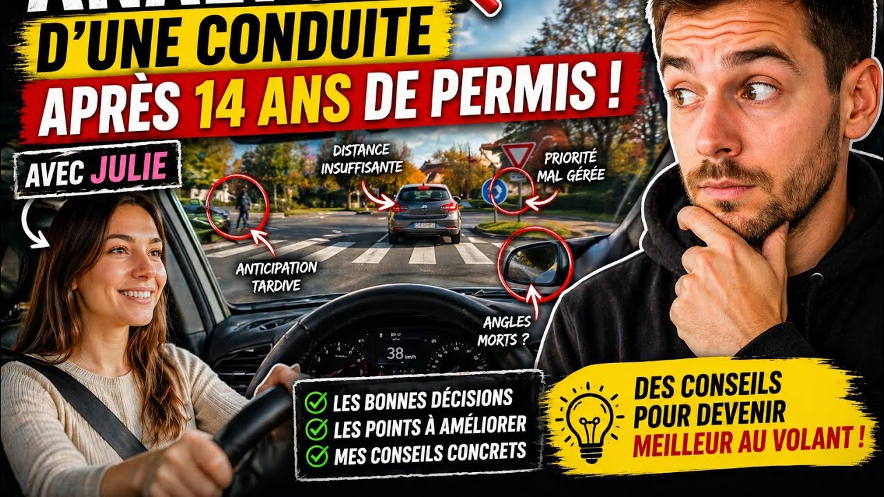 Analyse d'une conduite après 14 ans de permis ! Avec Julie