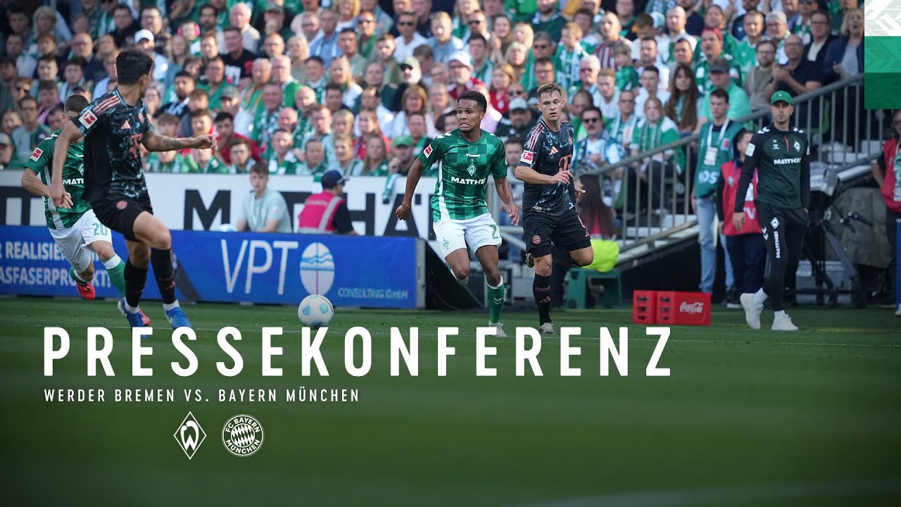 SV Werder Bremen – FC Bayern München 0:5 | Pressekonferenz | SV Werder Bremen