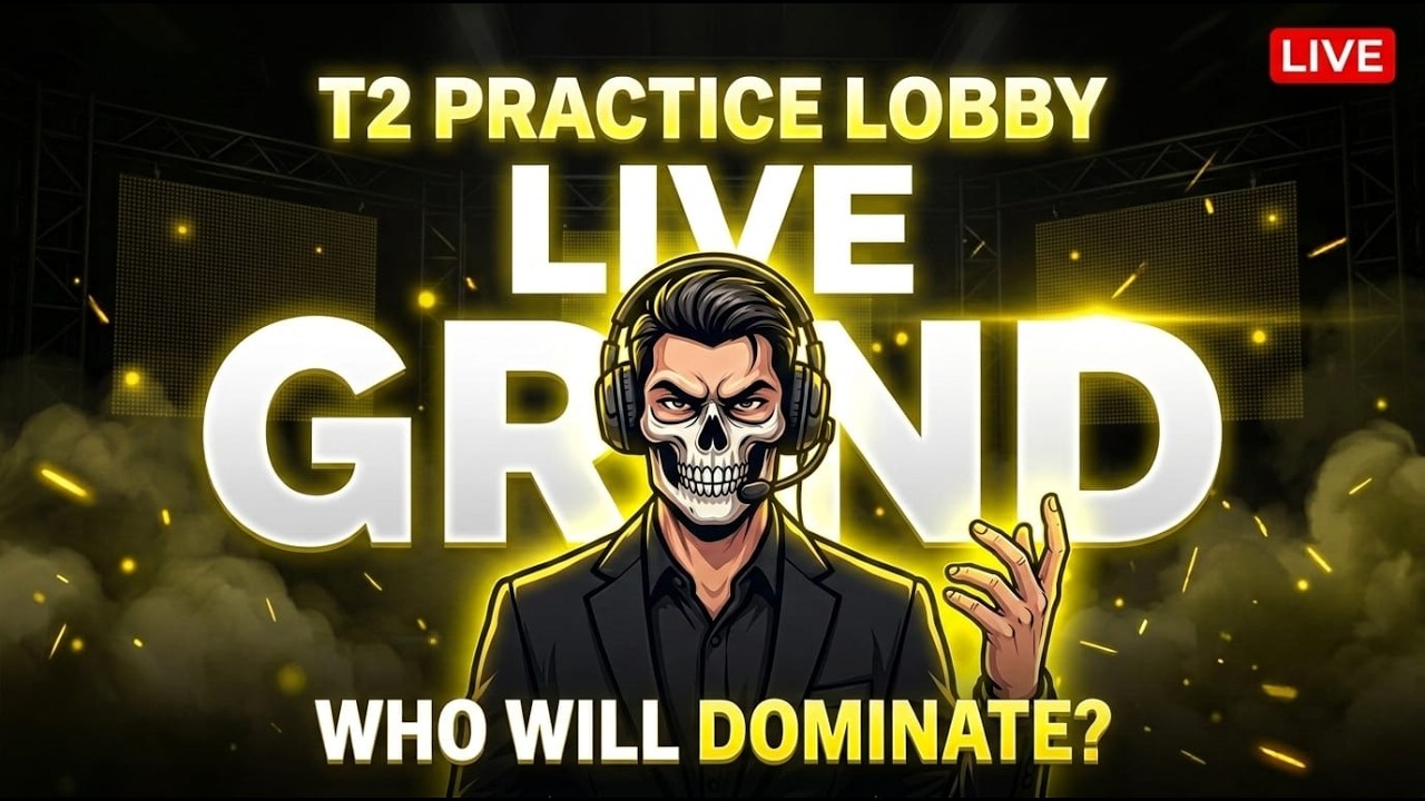 🔴[HI] Free fire live|| T2 LOBBY  || with Caster.Cipher Ft.  BG, GUS, POB, BH and MANY MORE..