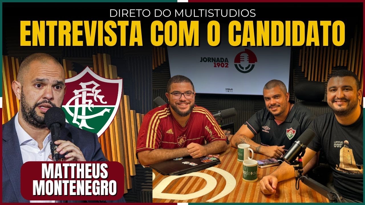 📰GIRO ESPECIAL! ENTREVISTA COM O CANDIDATO À PRESIDÊNCIA DO FLUMINENSE MATTHEUS MONTENEGRO