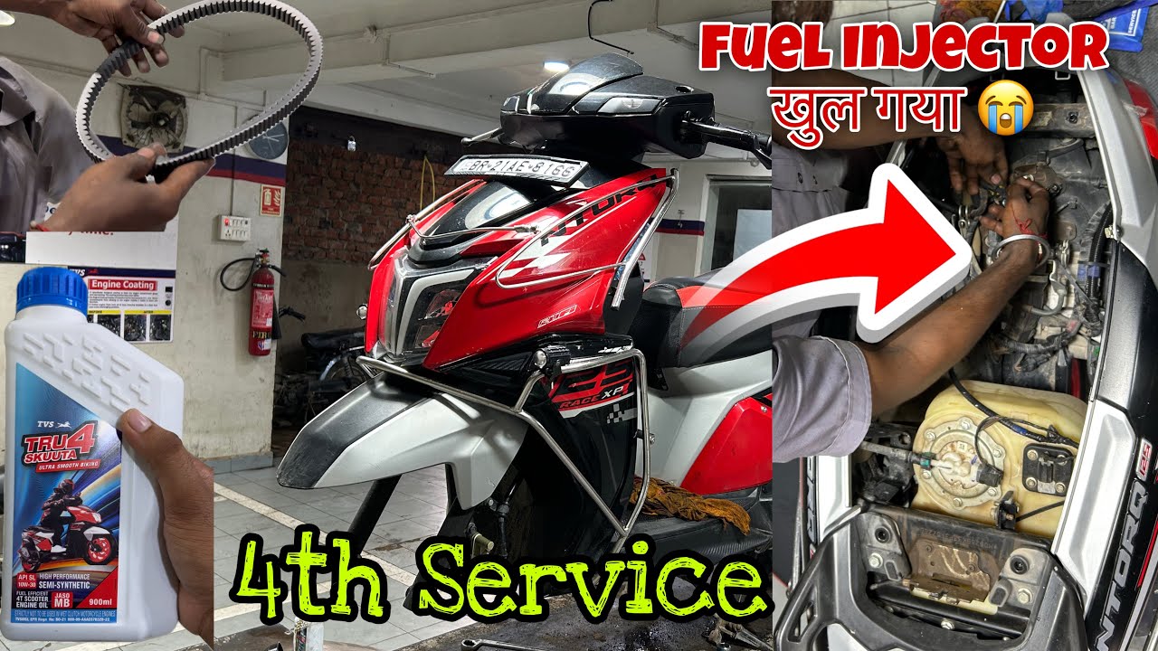 Tvs Ntorq 125 Race Xp 4th Service [ Cheapest Service of Ntorq?]