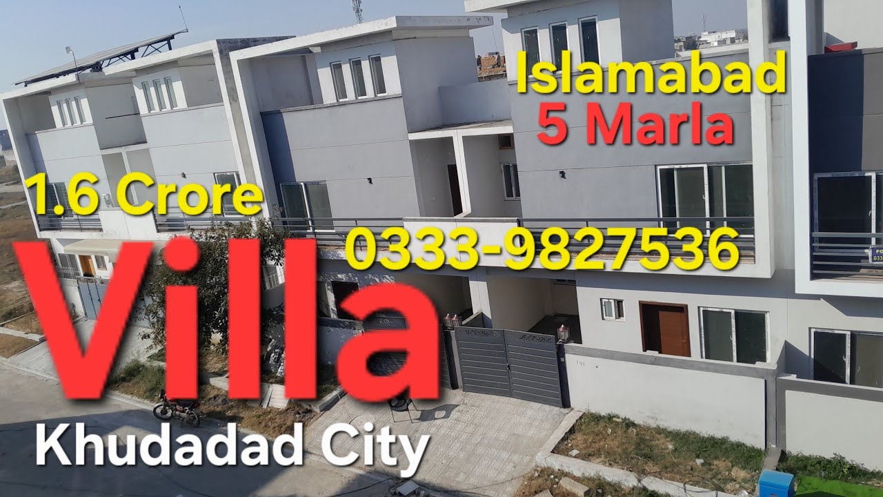 Villa for sale | Khudadad city | Airport Port Enclave | Islamabad | Explore with Farooq 