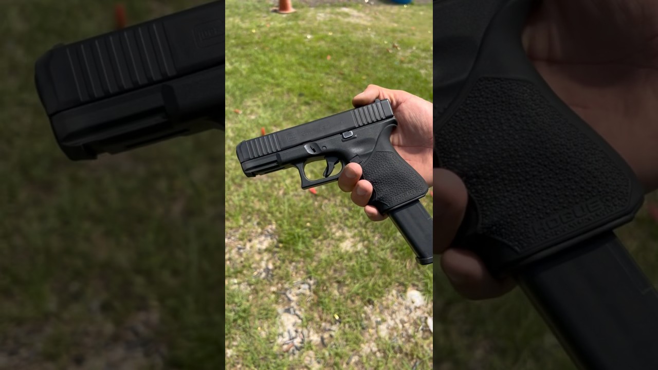 Glock 23 with 22rd extended mag #edc #glock #gunrange