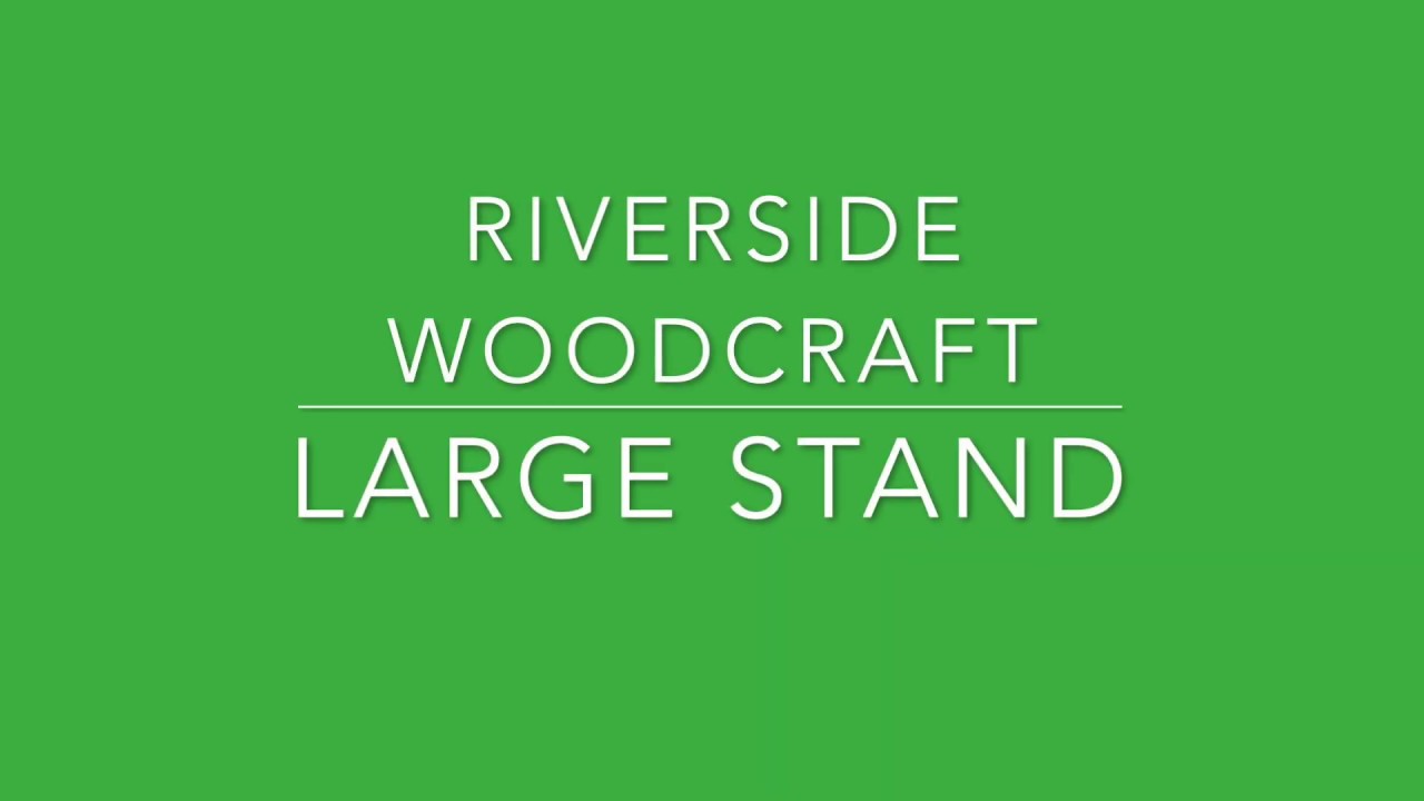 Riverside Woodcraft Large Bird Table Stand Assembly Instructions