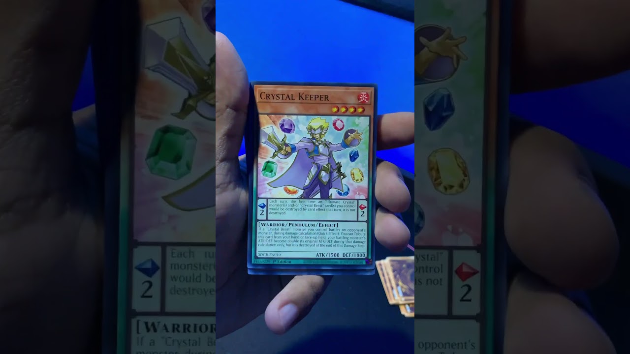 Yugioh! Unboxing Structure Deck Legend of the Crystal Beasts 