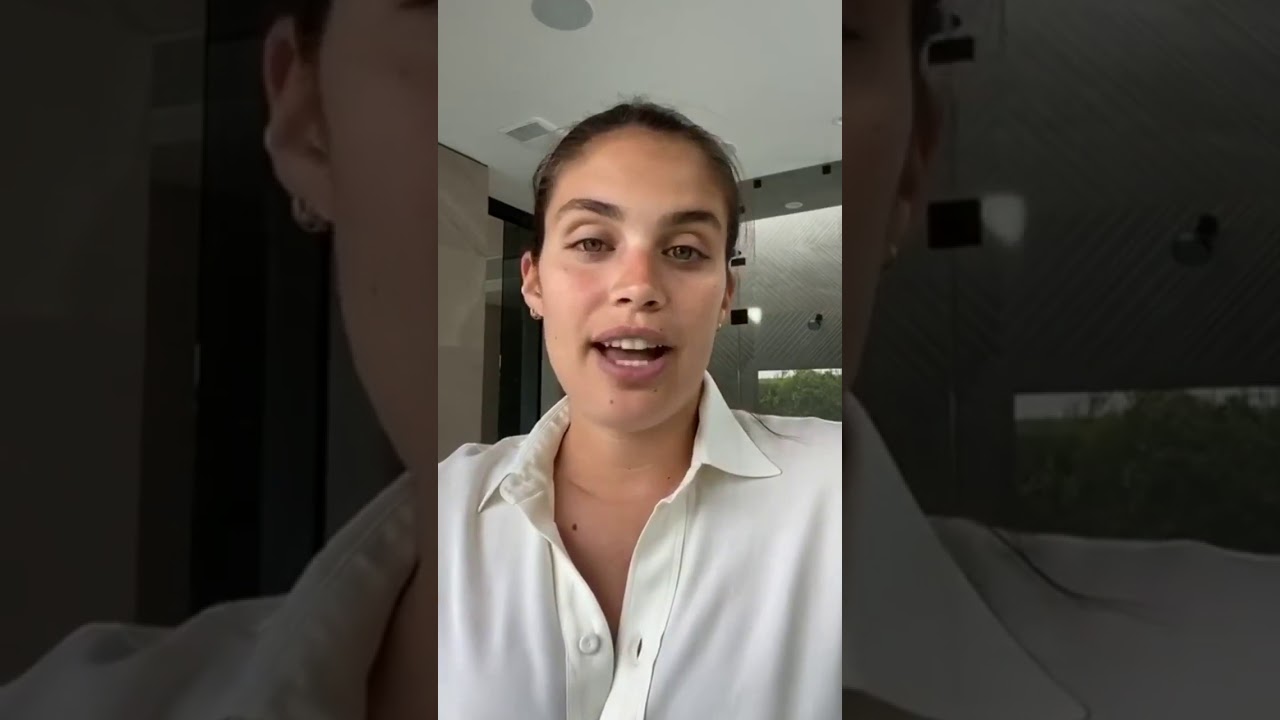 Sara Sampaio/makeup routine/ Armani beauty/2020
