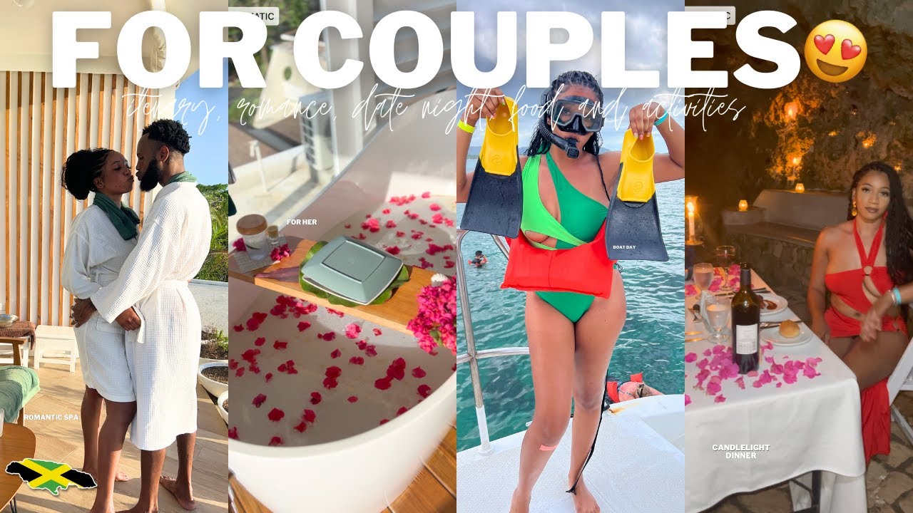 ROMANTIC BAECATION IN JAMAICA 😍💕(couples itinerary,hotel room tour,Negril caves dinner,spa vlog