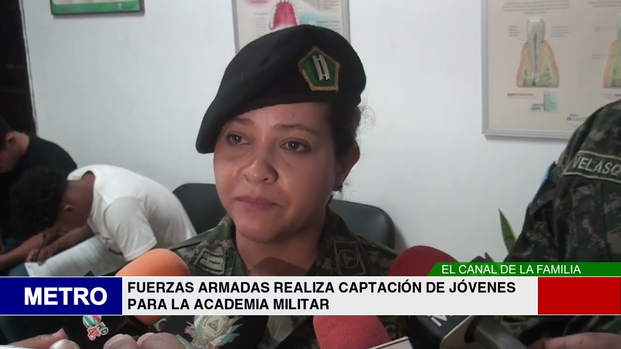 FUERZAS ARMADAS REALIZA CAPTACIÓN DE JÓVENES PARA LA ACADEMIA MILITAR