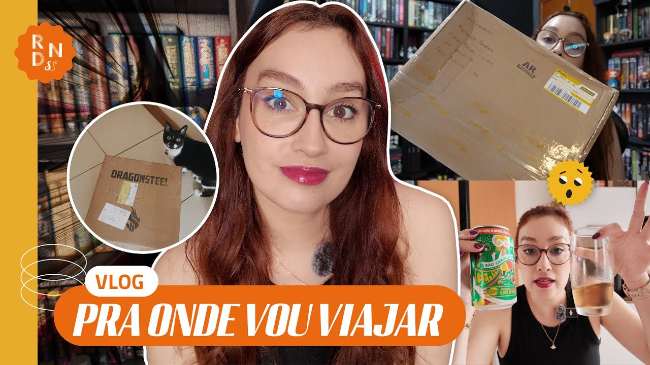 CHÁ REVELAÇÃO DA VIAGEM | Lendo&Vlogando 240