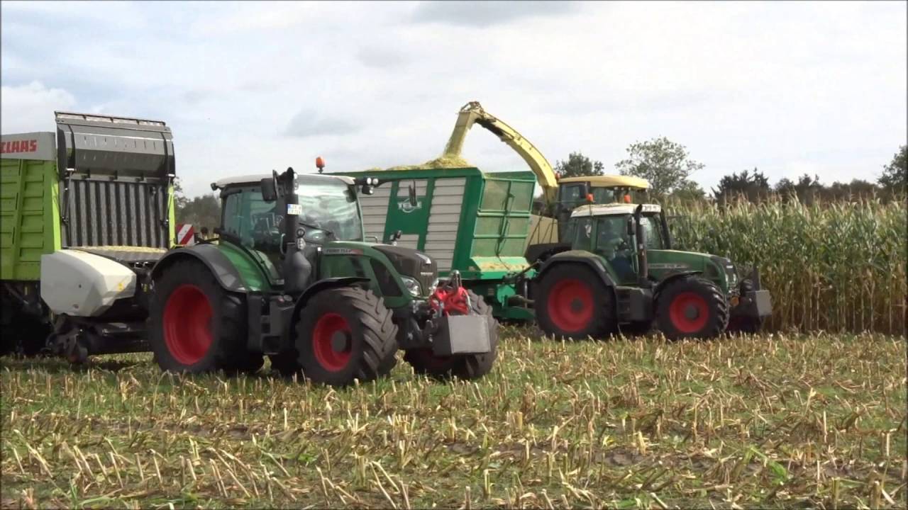 Maisernte 2016 mit Krone BIG X 480, Fendt 718,Fendt 724,Deutz 6190
