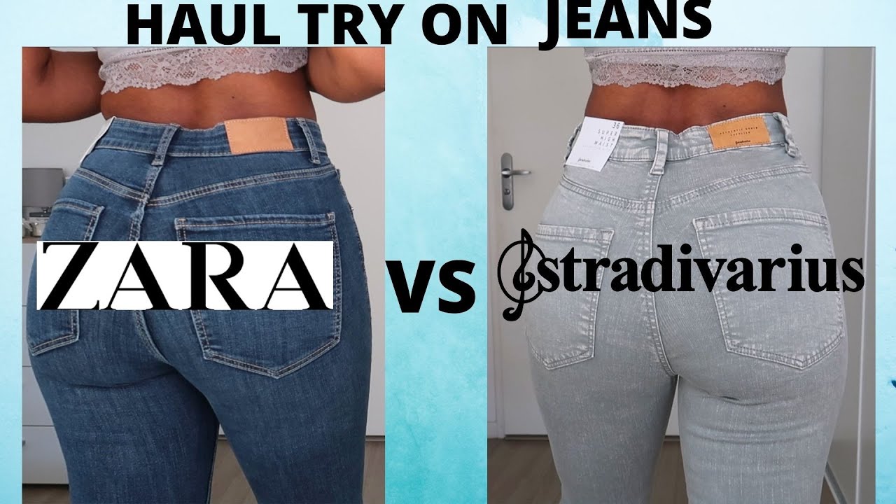 HAUL ESSAYAGE JEANS | ZARA VS STRADIVARIUS : QUI FAIT LES MEILLEURS JEANS? | LOUMOTIV'ACTION