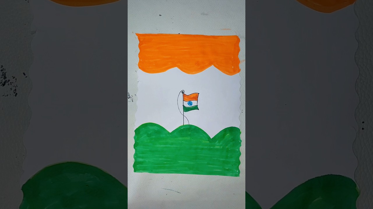 independence day drawing #indianflagdrawing#drawing#shorts