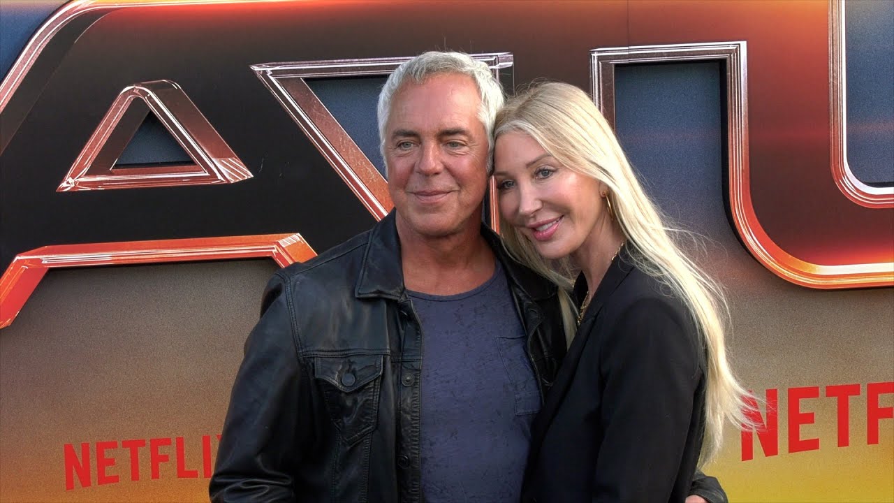 Titus Welliver and Samantha Edge attend Netflix's 