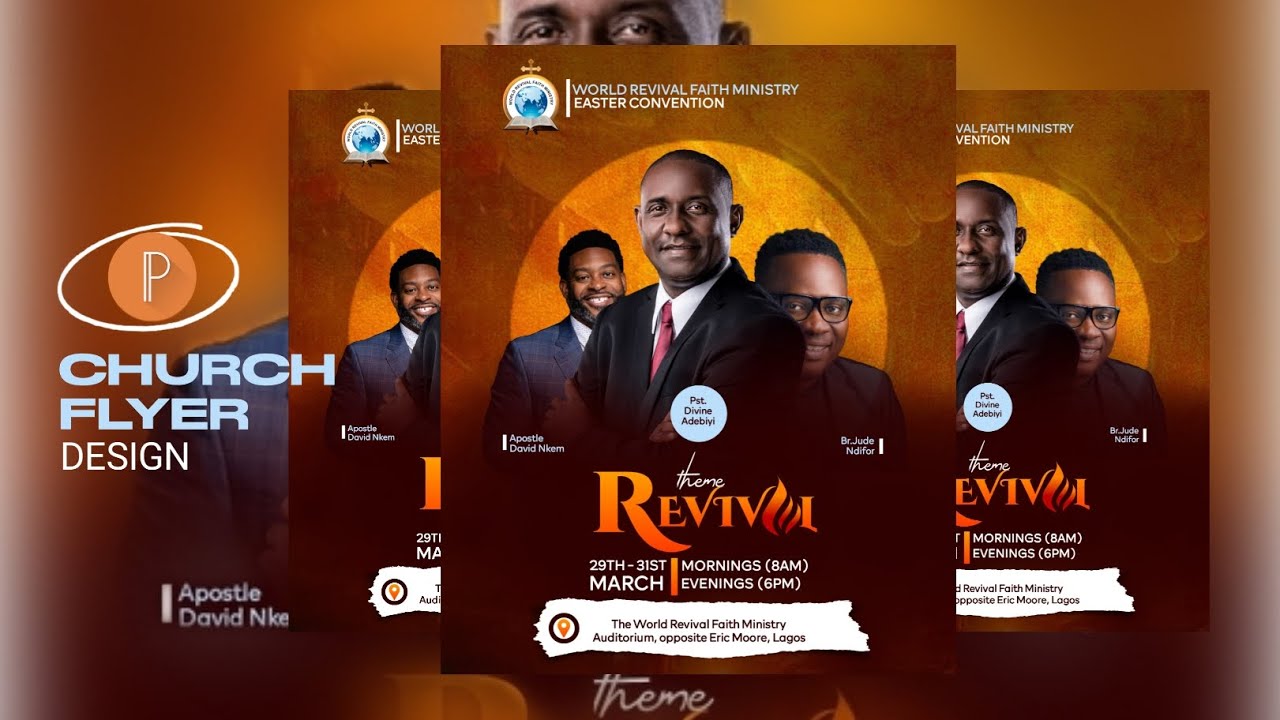 HOW TO DESIGN A CHURCH FLYER | Flyer Design In Pixellab