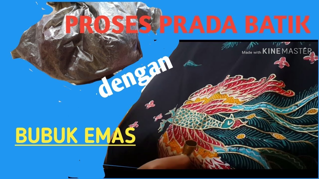 Cara batik prada (Gold)