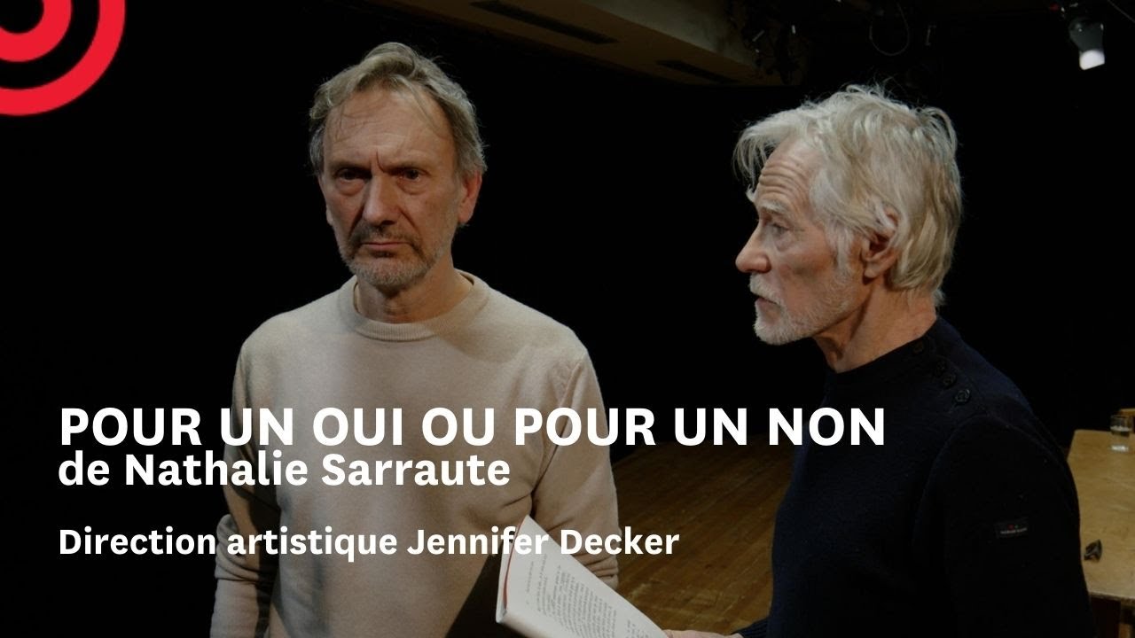 Pour un oui ou pour un non - Théâtre à la table