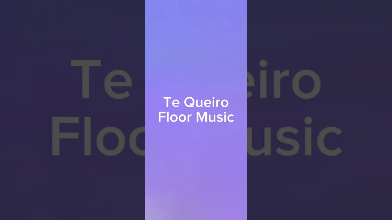 Te Queiro/Cut One and Meg Cottone/Floor Music