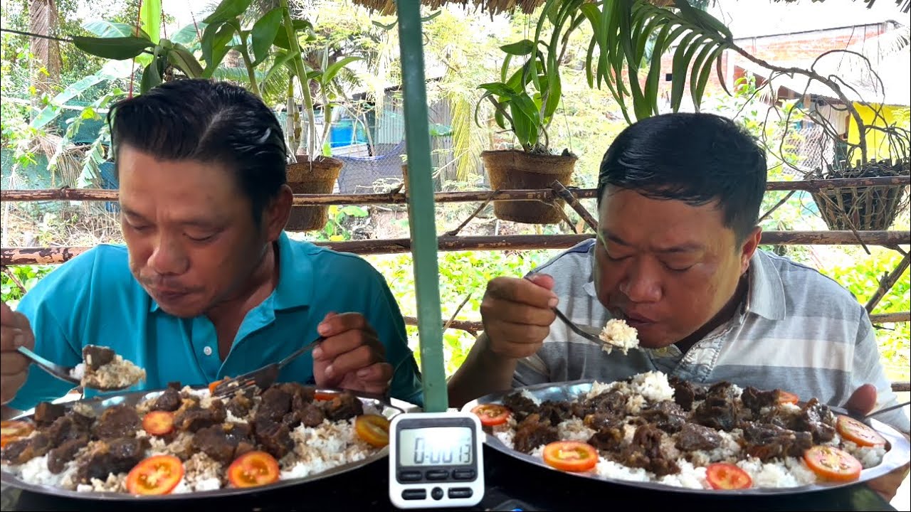 Cuộc Đối Đầu 20 Phút Mãn Nhãn - 4 Ký Cơm Thịt Bò, Làm Cánh Này Mềm Thơm Ngon Và Đạm Đà | ATN