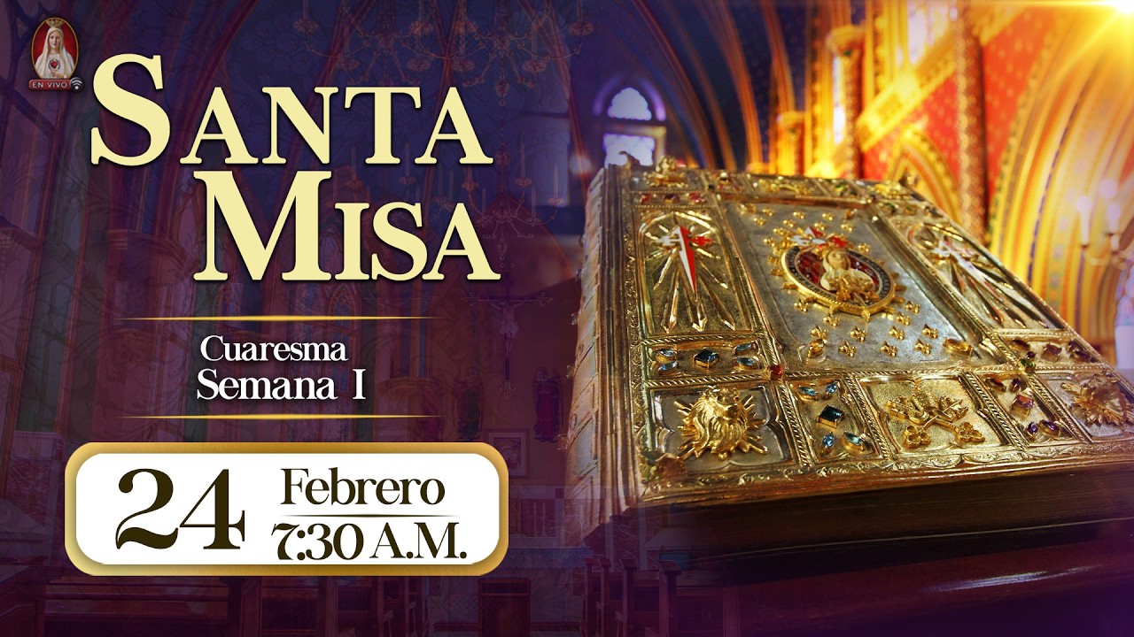Santa Misa en Caballeros de la Virgen, 24 de febrero de 2026⚜️ 7:30 a.m