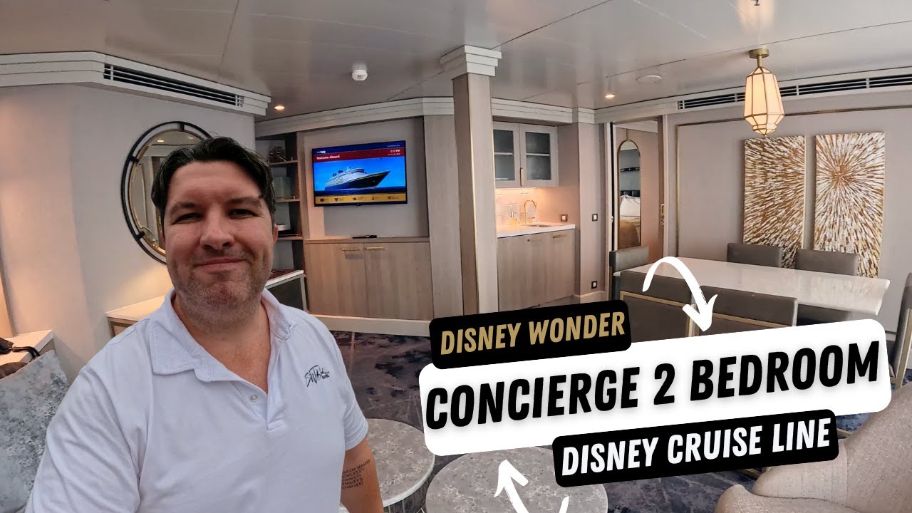 Discover the ULTIMATE Family Suite on Disney Wonder | Concierge Two-Bedroom Suite
