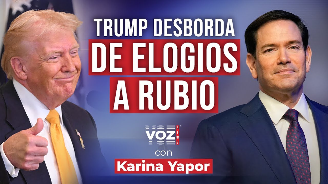 Trump desborda de elogios a Rubio ¿Será el próximo candidato?
‌