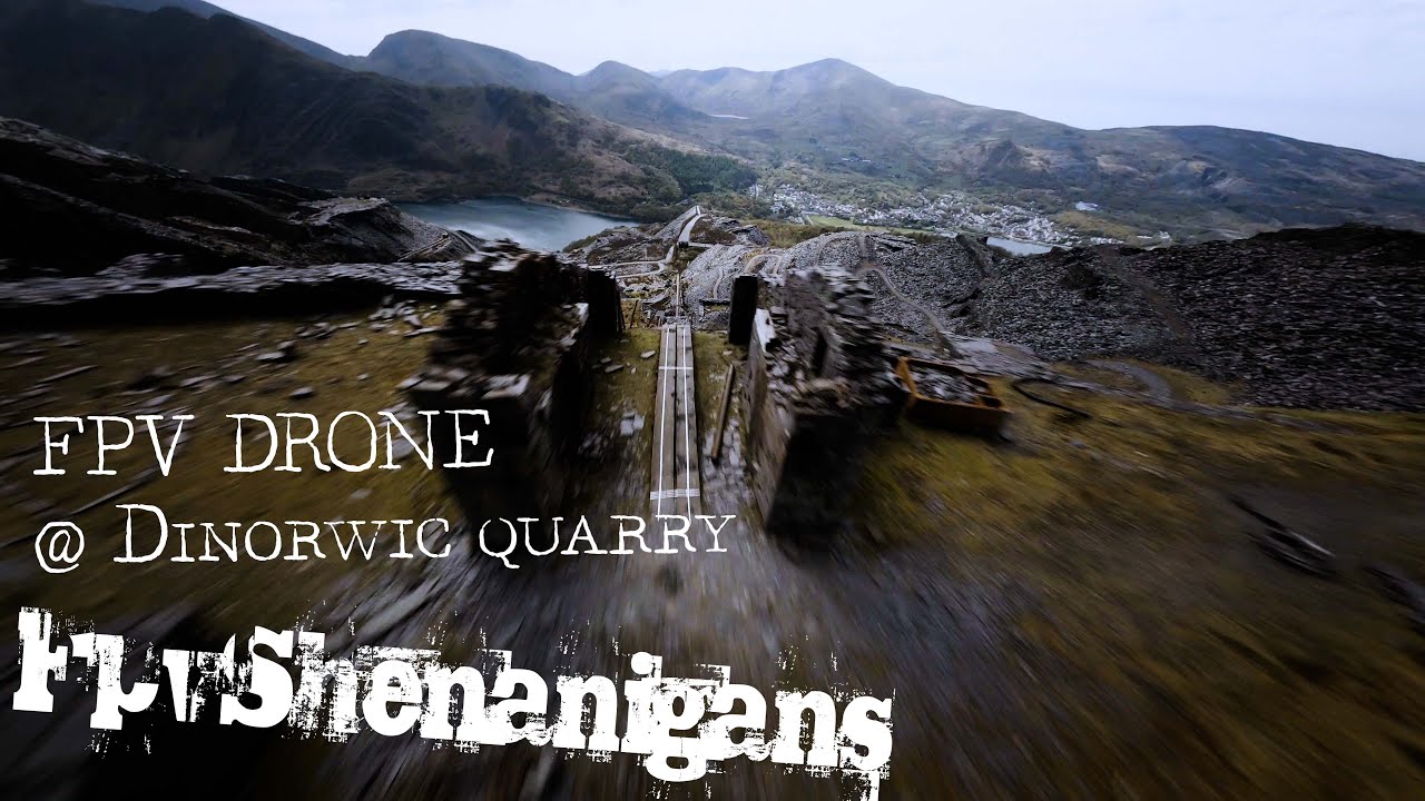 FPV drone 4K shots || Dinorwic Quarry - Wales