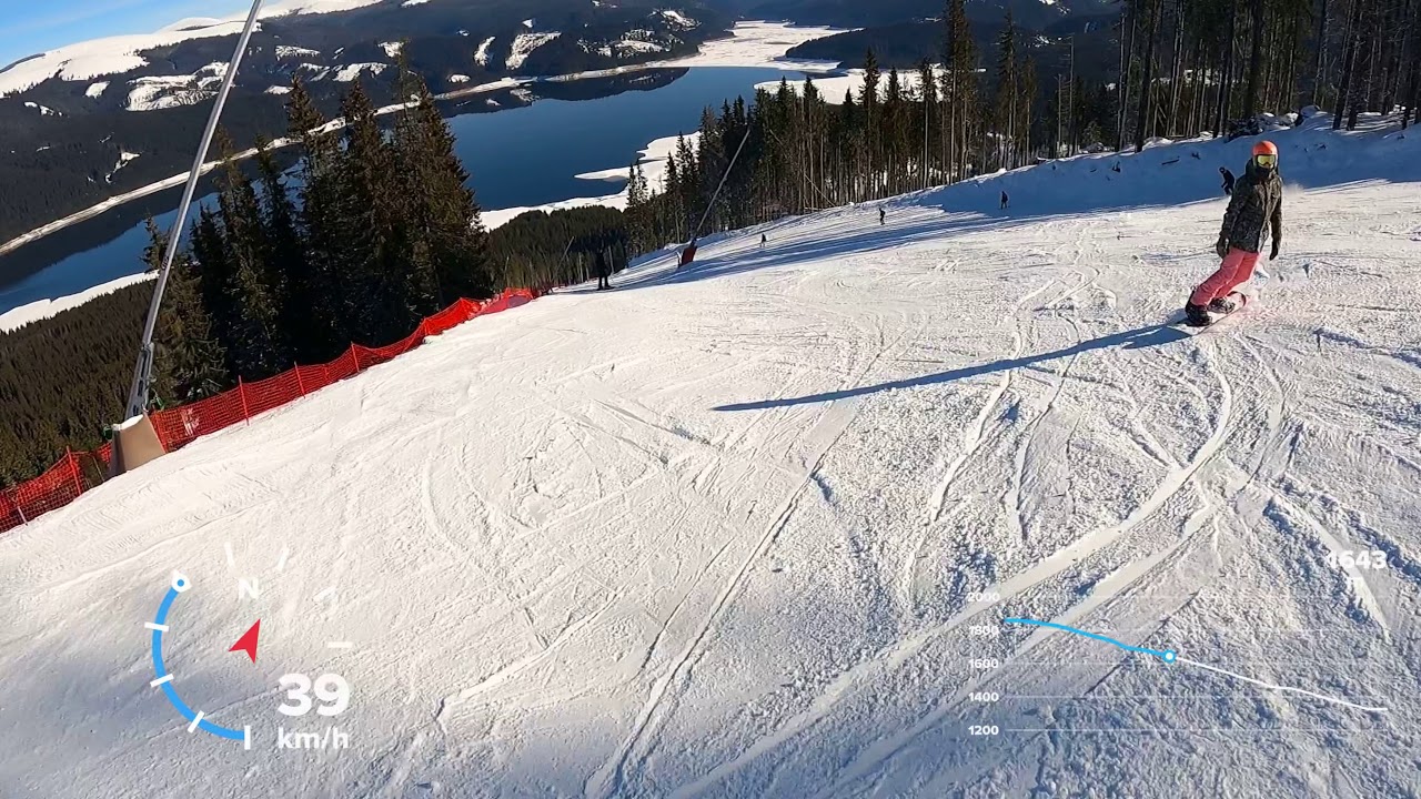 Transalpina Ski Resort Vidra full run - GoPro 2K