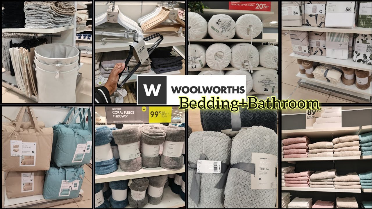 WOOLWORTHS || Bedding || Bathroom || Duvet Inner || Pillow's || Sheets || Towels & more #woolworths