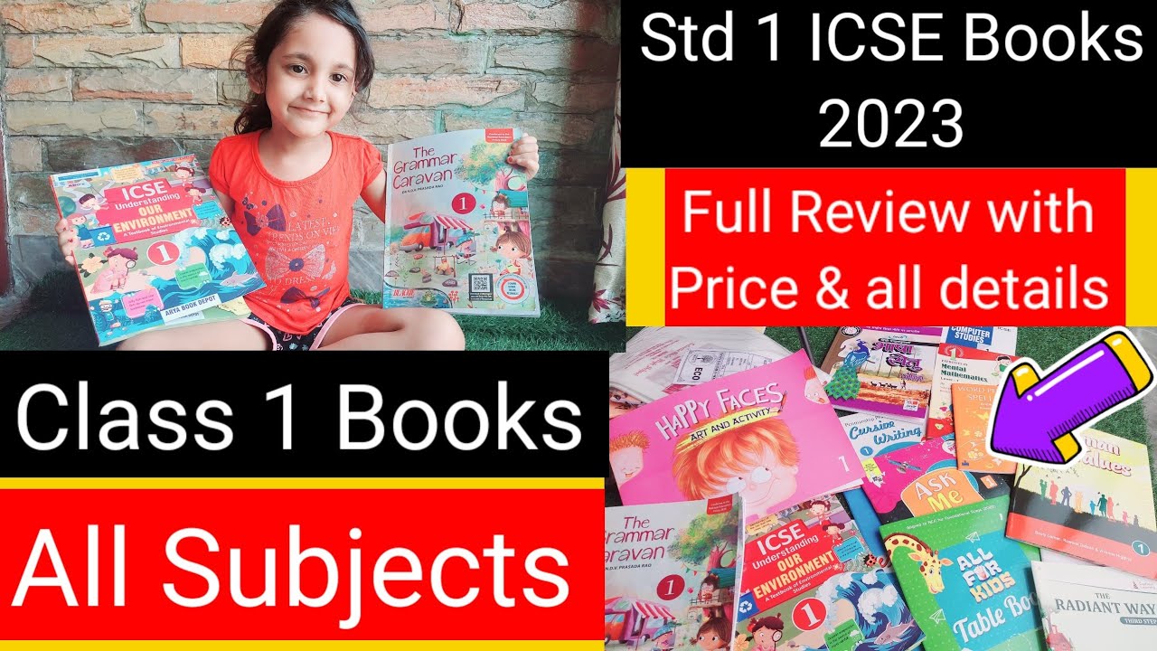 Class 1 Books 2023 | ICSE Class 1 Book Set 2023 | Std 1 Books in India | Class 1 ICSE books review