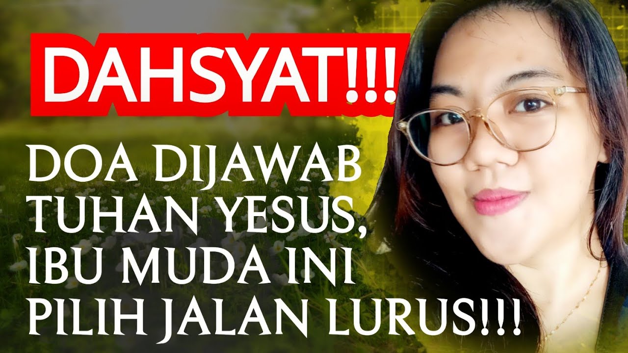 TERHERAN-HERAN KUASA TUHAN ORANG KRISTEN, IBU INI JADI ORANG PERCAYA DAN SUDAH DIBAPTIS.