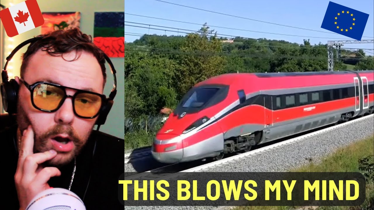 Canadian Amazed by Top 10 Fastest High Speed Trains in Europe
