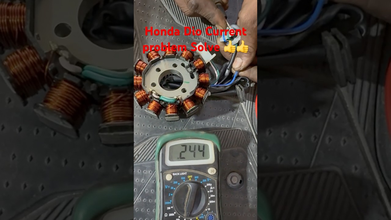 Honda Dio Current Problem Solve 👍👍